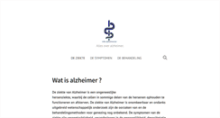 Desktop Screenshot of info-alzheimer.be