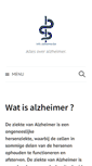 Mobile Screenshot of info-alzheimer.be