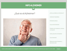 Tablet Screenshot of info-alzheimer.com